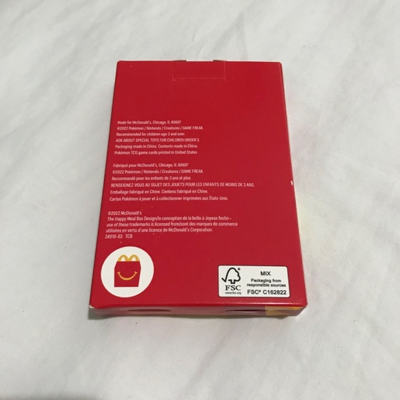 Pokemon Collection Trading Card Game Match Battle Happy Meal Toy McDonald's - Picture 3 of 7